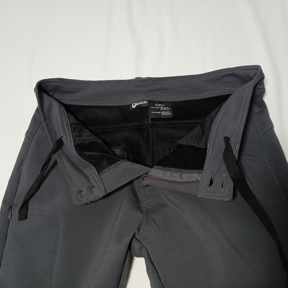 Ketchi Sitka Fleece Lined Women's Outdoor Winter Pants. Size 6 Short - Picture 7 of 14